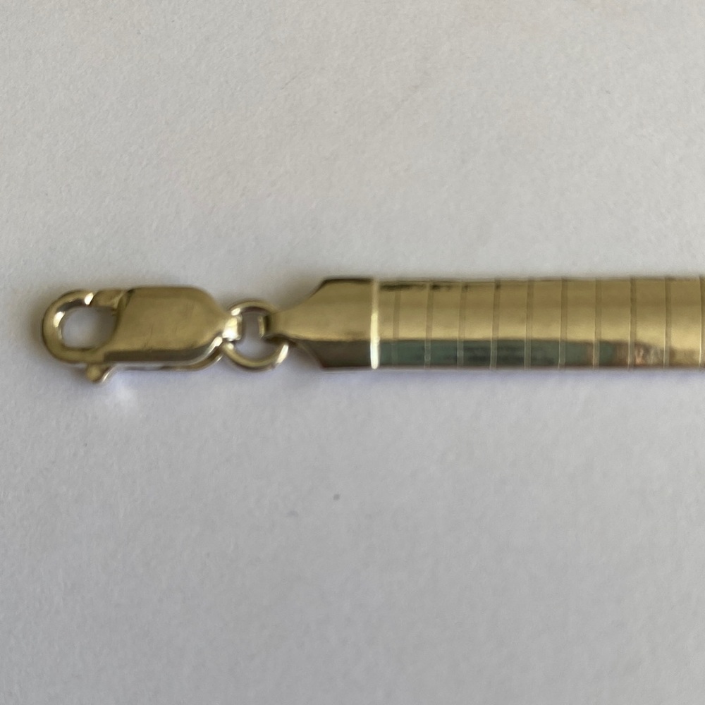 Sterling Silver Italy Cubetto Style Bracelet - Picture 5 of 8
